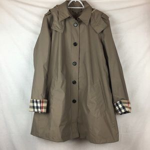 Burberry Tan Trench Coat Size 16